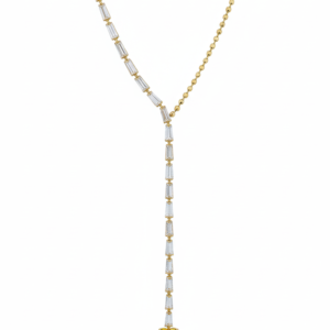 Sarı kalpli y kolye