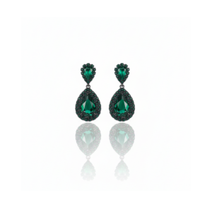 Zümrüt damla küpe