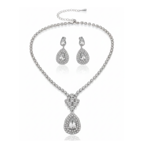 Pirlanta kolye küpe set