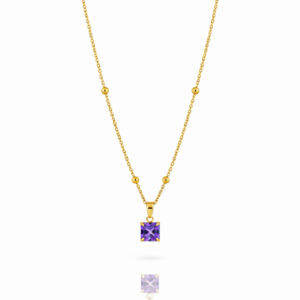 Lila zarafet kolyesi